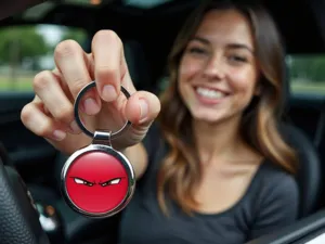 Metal Keychains Women Steel Stylish Design